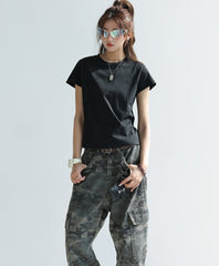 Summer Cooling Short Sleeve Slim Fit Top