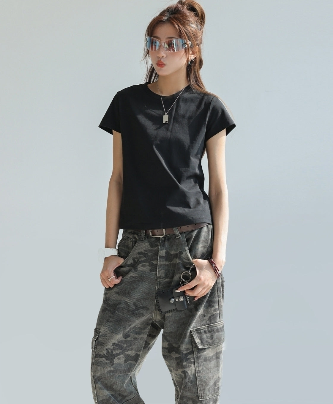 Summer Cooling Short Sleeve Slim Fit Top