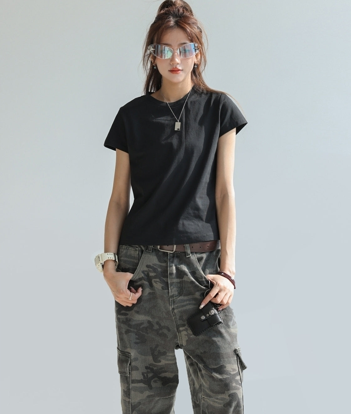 Summer Cooling Short Sleeve Slim Fit Top