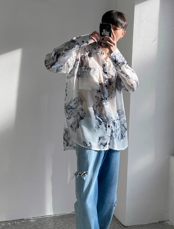 Summer Floral Lightweight Shirt