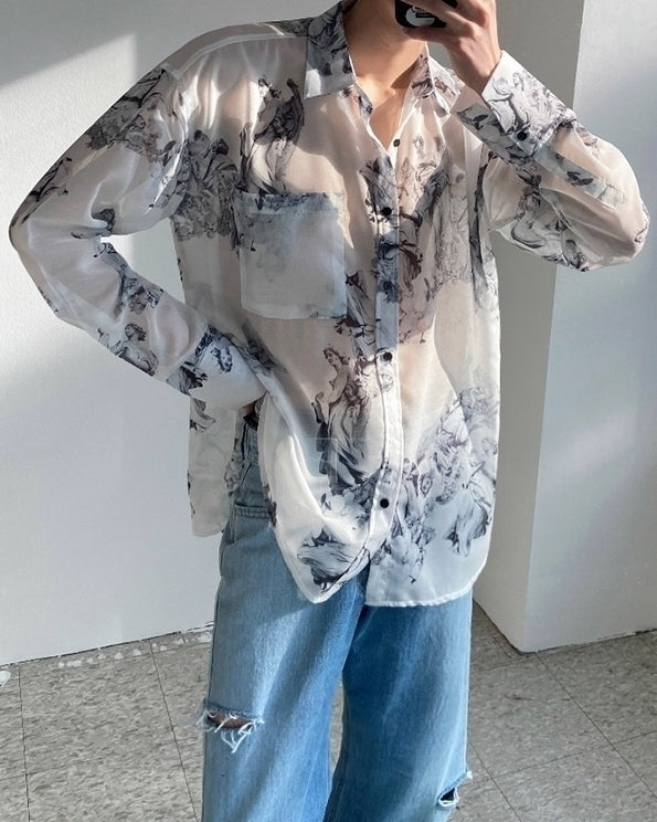 Summer Floral Lightweight Shirt