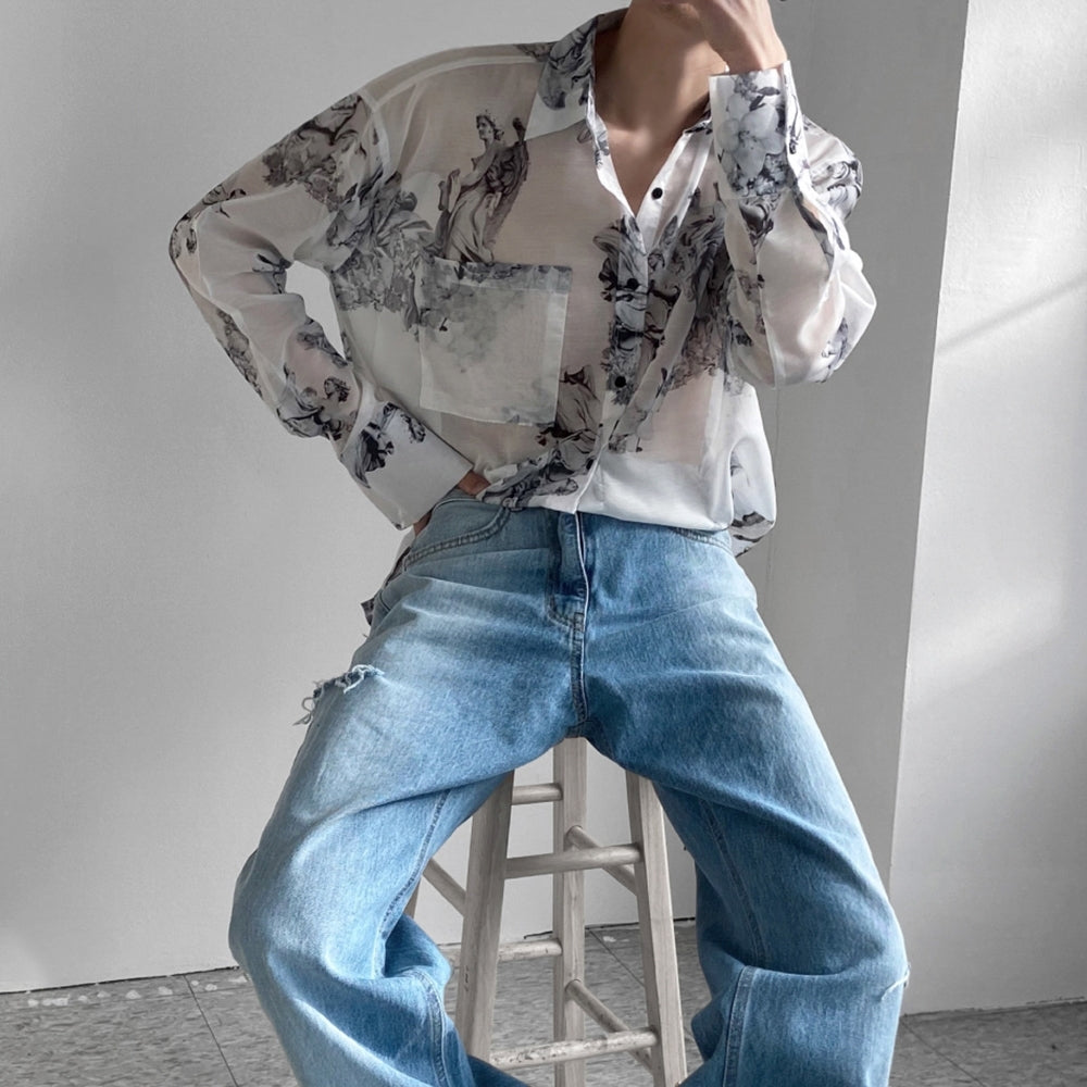 Summer Floral Lightweight Shirt