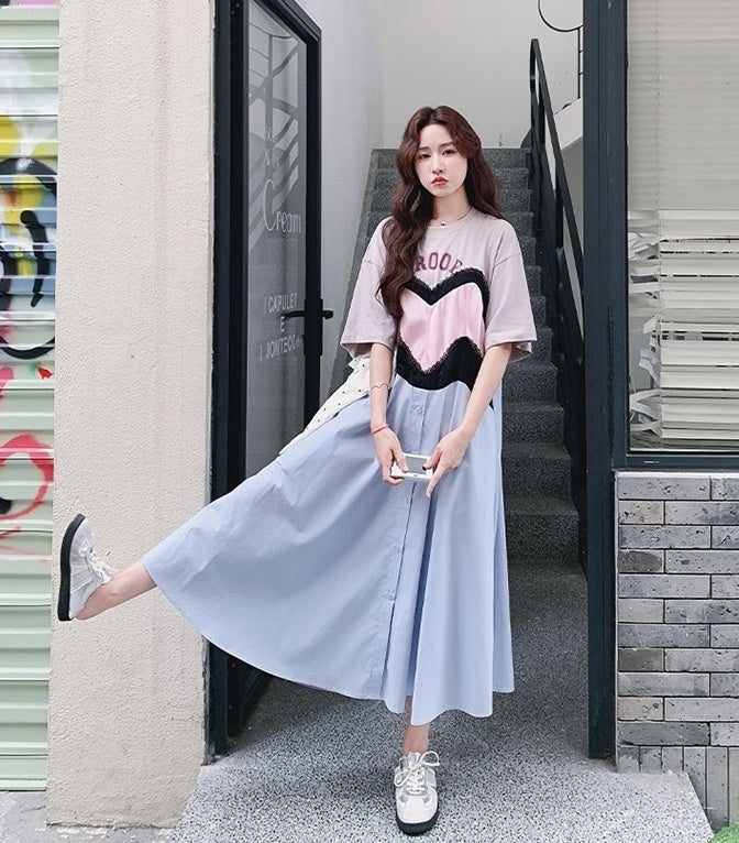 Summer Floral Print Casual Maxi Dress