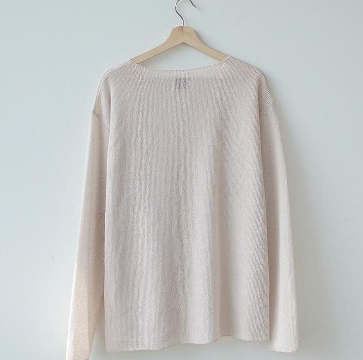 Summer Knit Long Sleeve Tee
