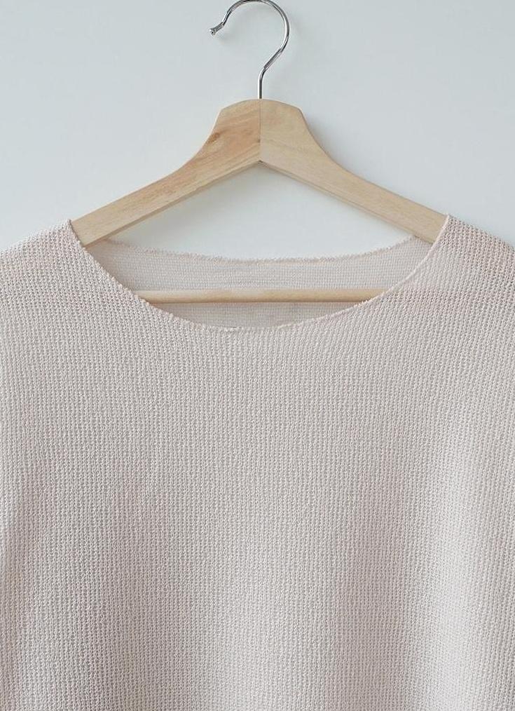 Summer Knit Long Sleeve Tee