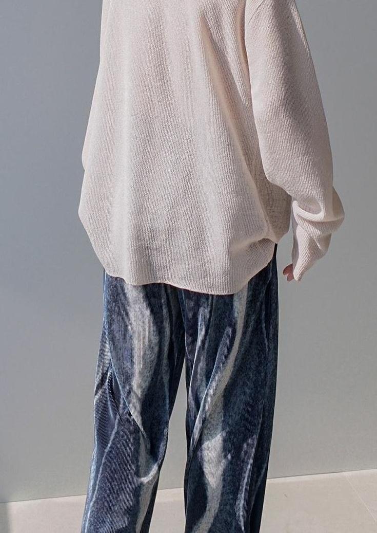 Summer Knit Long Sleeve Tee
