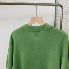 Summer Knit Lightweight Polo Shirt
