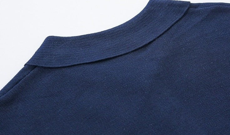Summer Knit Lightweight Polo Shirt