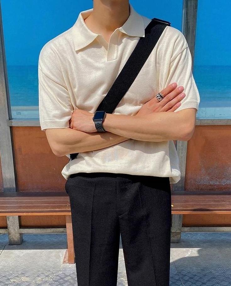 Summer Knit Short Sleeve Sweater