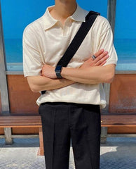 Summer Knit Short Sleeve Sweater