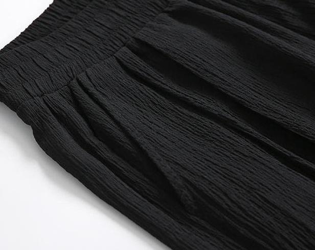 Summer Lightweight Linen Wideleg Pants