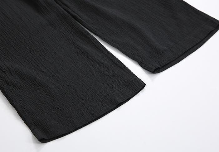 Summer Lightweight Linen Wideleg Pants