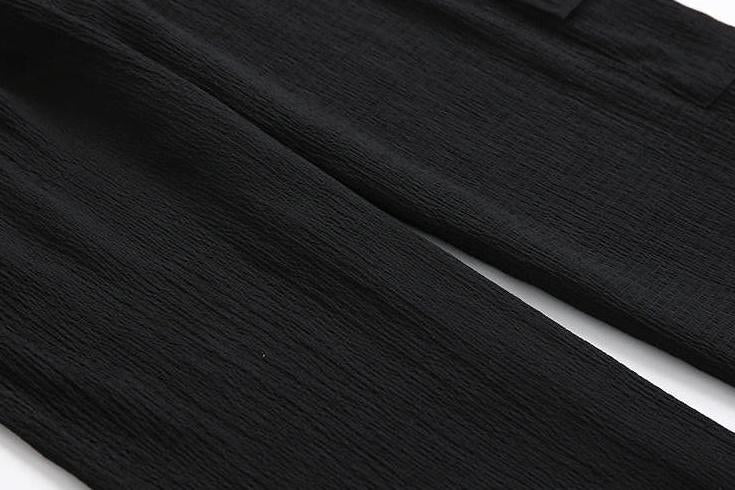 Summer Lightweight Linen Wideleg Pants