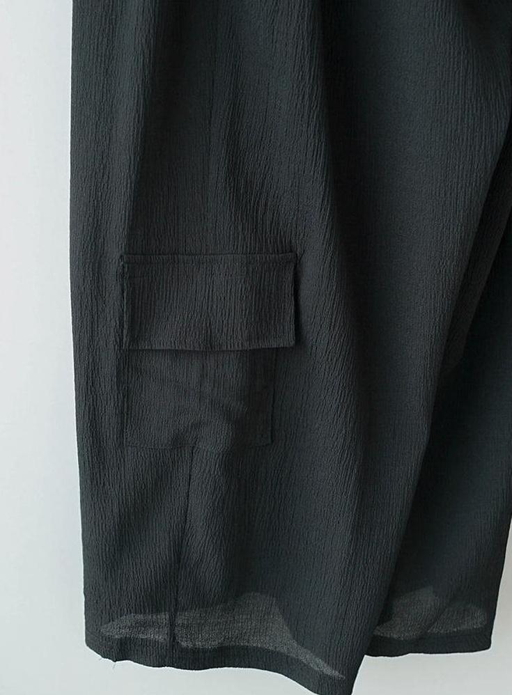 Summer Lightweight Linen Wideleg Pants