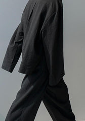 Summer Lightweight Linen Wideleg Pants