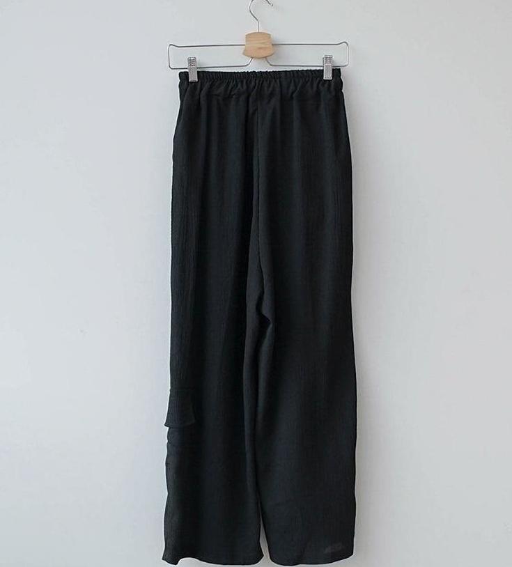 Summer Lightweight Linen Wideleg Pants