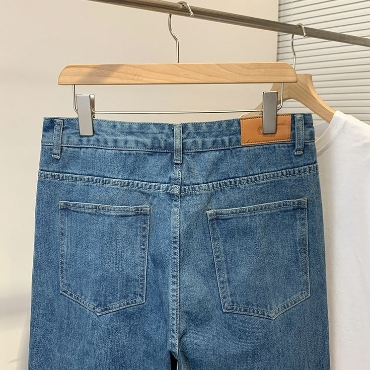 Summer Loose Fit Denim Trousers