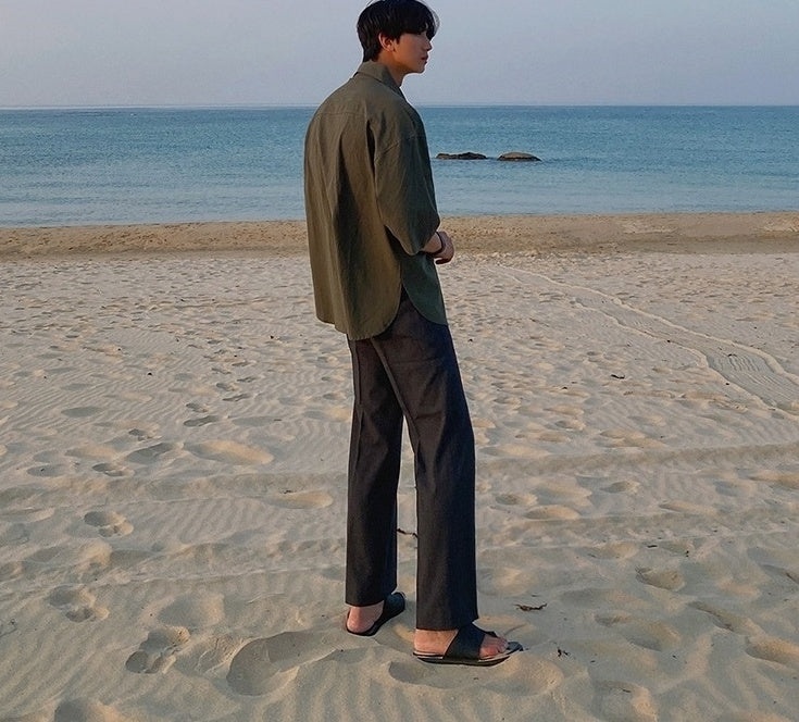 Summer Loose Short Sleeve Shirt Korean Style Jacket
