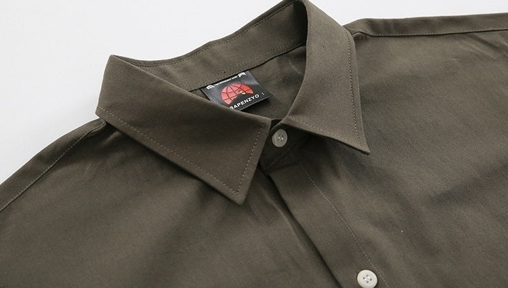 Summer Loose Short Sleeve Shirt Korean Style Jacket