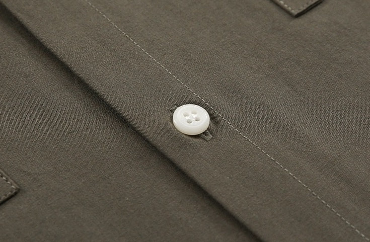 Summer Loose Short Sleeve Shirt Korean Style Jacket