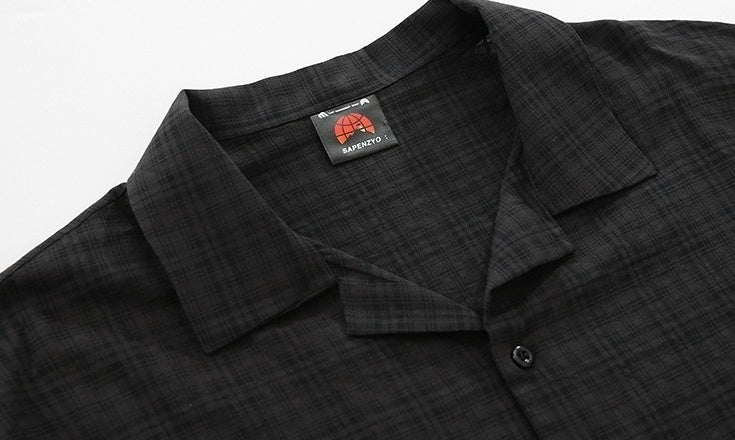 Summer Plaid Loose Casual Shirt