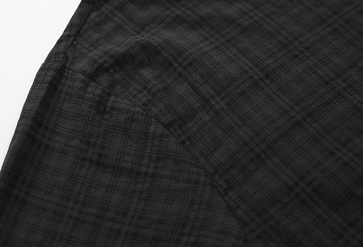 Summer Plaid Loose Casual Shirt