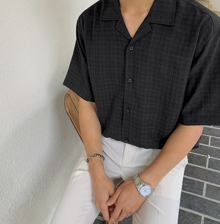 Summer Plaid Loose Casual Shirt
