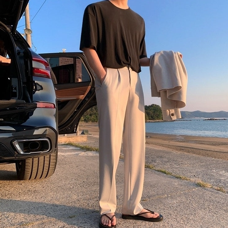 Summer Relaxed Wideleg Trousers