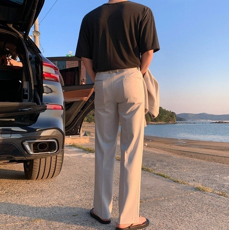 Summer Relaxed Wideleg Trousers