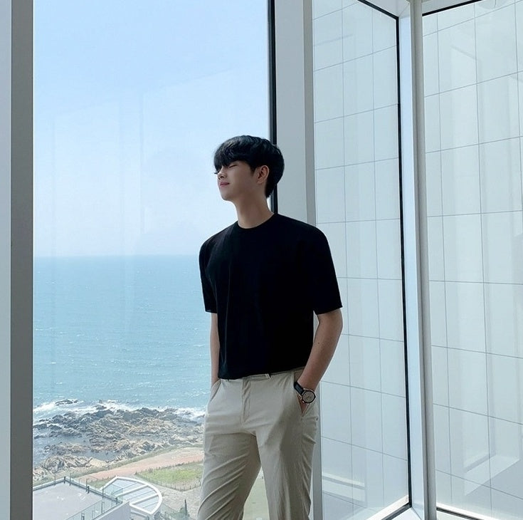 Summer Short Sleeve Knitted T-Shirt