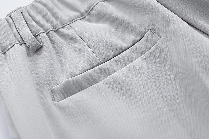 Summer Slim Fit Tailored Trousers