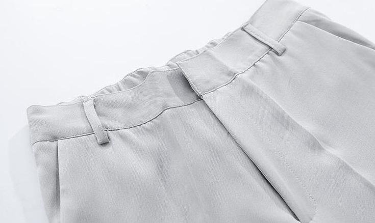 Summer Slim Fit Tailored Trousers