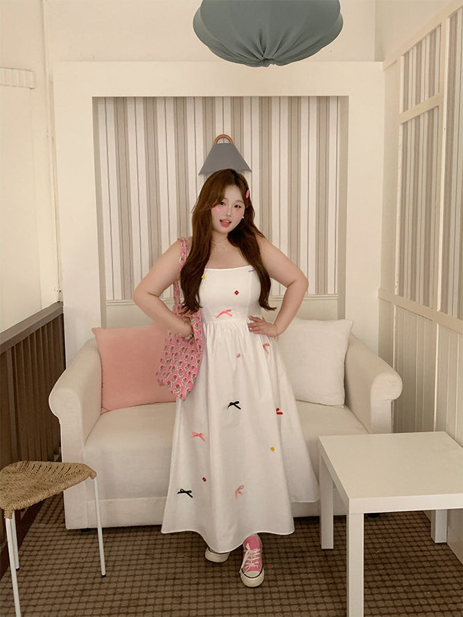 Plus Size Summer Sleeveless Maxi Dress
