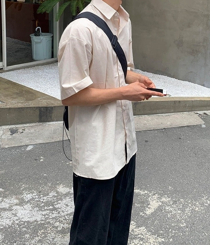 Summer Style Casual Short Sleeve Shirt