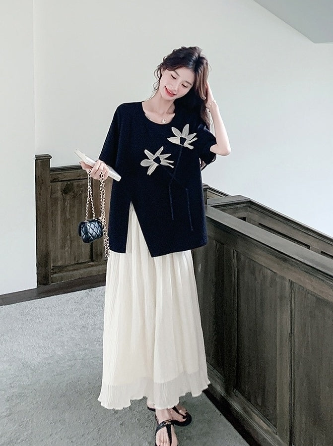 Sweet Chic T Shirt And Skirt Set