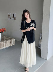 Sweet Chic T Shirt And Skirt Set