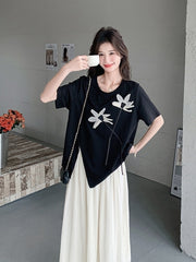 Sweet Chic T Shirt And Skirt Set
