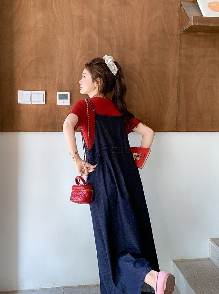 Sweet Summer Denim Dress Set