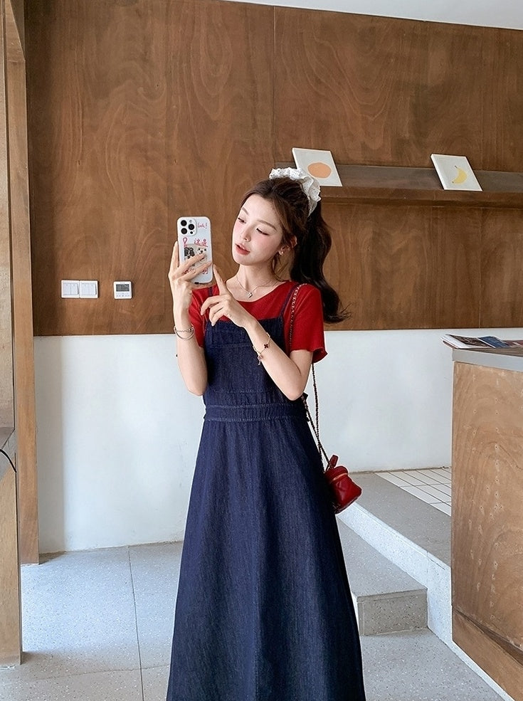 Sweet Summer Denim Dress Set