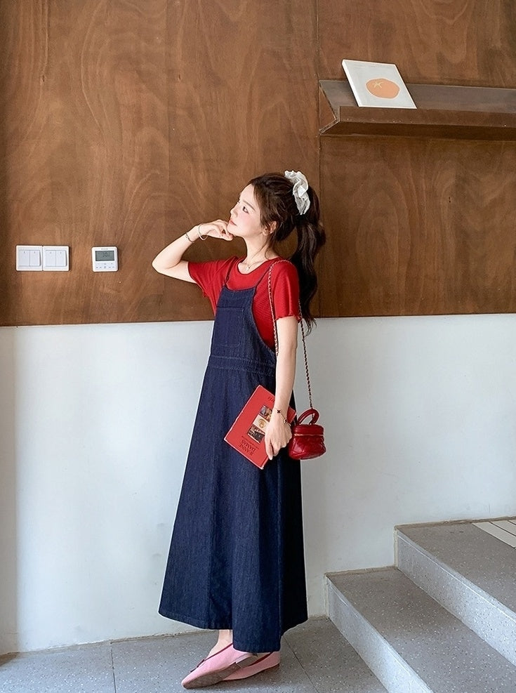 Sweet Summer Denim Dress Set