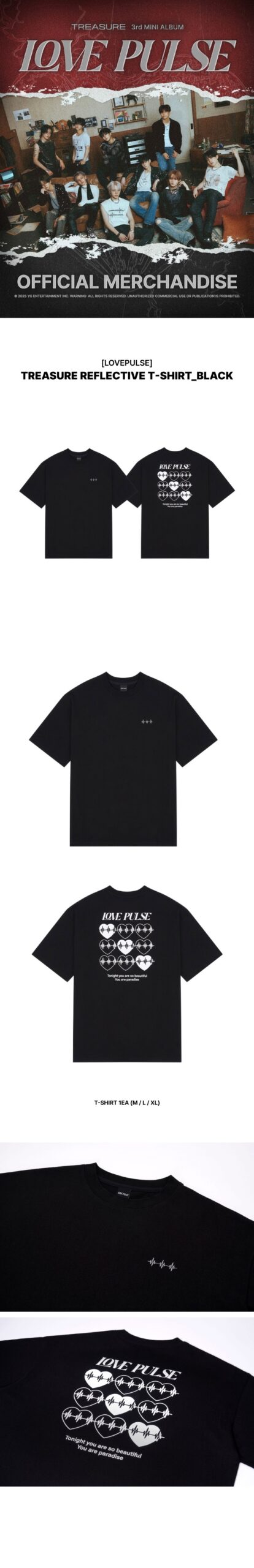 Black Reflective T-Shirt
