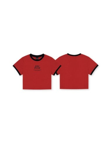 Red Ringer Crop T-Shirt