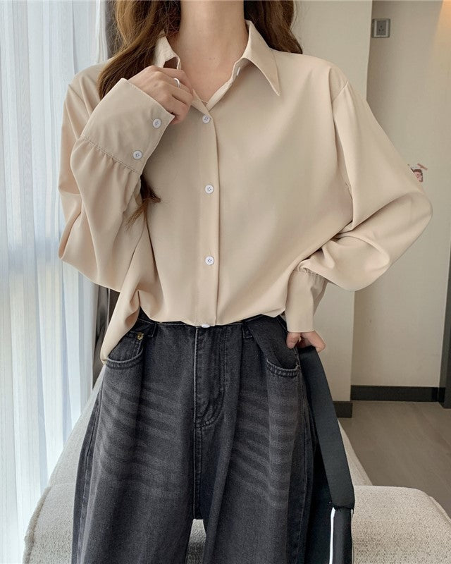 Beige Loose Shirt