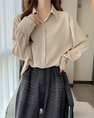 Beige Loose Shirt