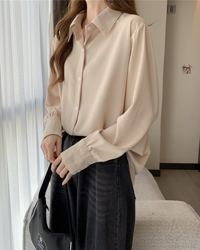 Beige Loose Shirt