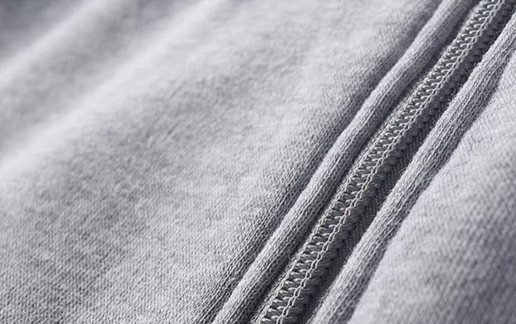 Grey Tata Mang' Zip-Hoodie