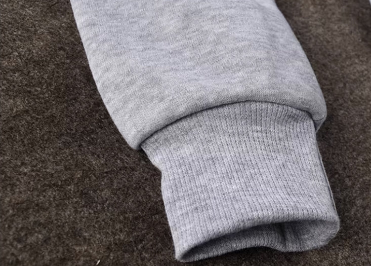 Grey Tata Mang' Zip-Hoodie