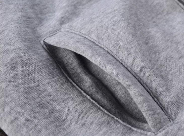 Grey Tata Mang' Zip-Hoodie