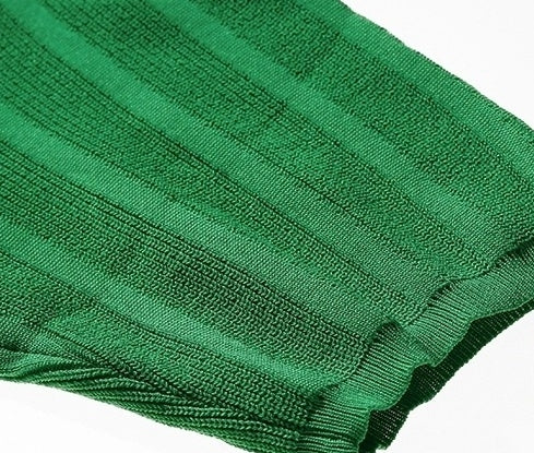 Textured Knit Polo Short Sleeve Shirt Trendy Style