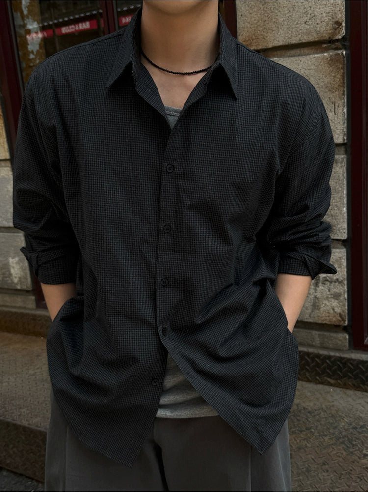 Textured Loose Casual Shirt